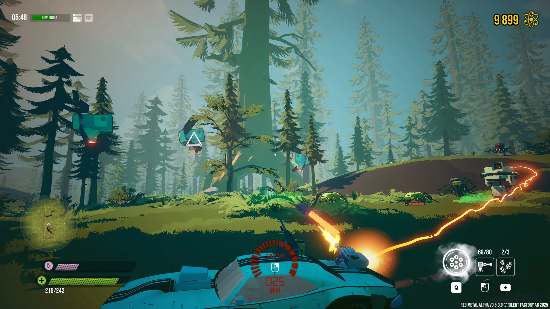 Red Metal — vehicular combat in an emptied city